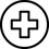 Medical Cross in Shield/Circle