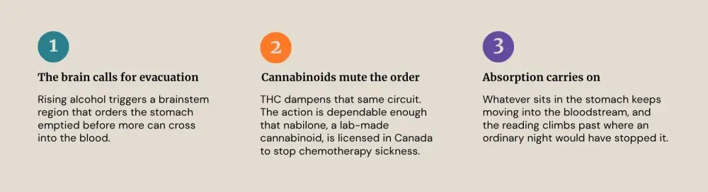 Mixing alcohol and weed